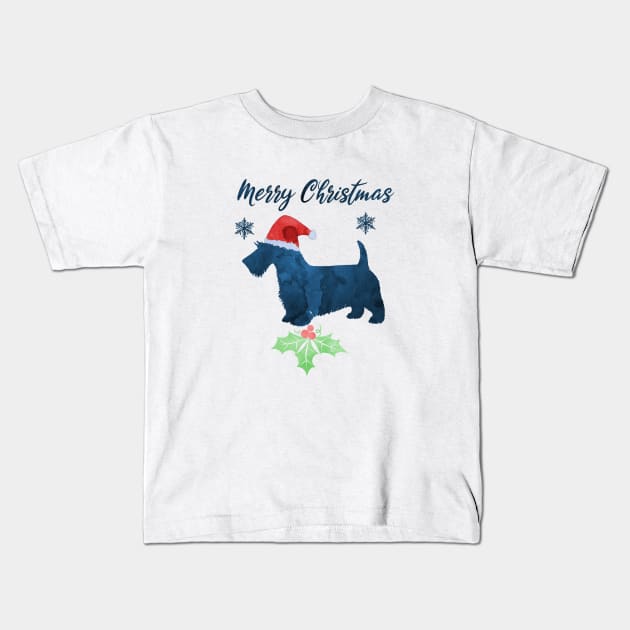 Scottish Terrier Kids T-Shirt by TheJollyMarten